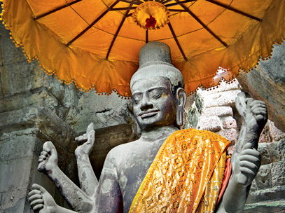 Croisiere Cambodge Statue